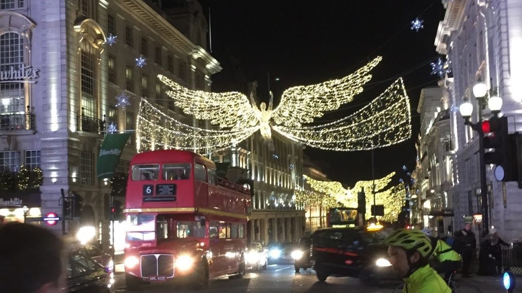 Luces de Navidad en Regent Street, Londres